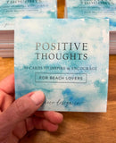 Positive Thoughts Card Set - Beach Lovers Set