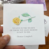 Positive Thoughts Card Set - Grief Set