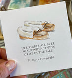 Positive Thoughts Card Set - Autumn Set