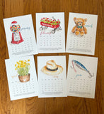 2026 Watercolor Calendar - 11x14"
