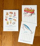 2026 Watercolor Calendar - 11x14"