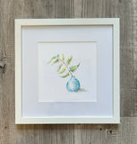 Framed 8x8" Watercolor Art