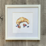 Framed 8x8" Watercolor Art