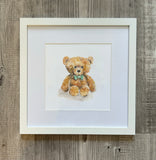 Framed 8x8" Watercolor Art - Nursery/Child theme