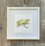 Framed 8x8" Watercolor Art - Nursery/Child theme