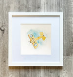 Framed 8x8" Watercolor Art - Nursery/Child theme