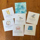 Positive Thoughts Card Set - Beach Lovers Set