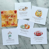 Positive Thoughts Card Set - Autumn Set