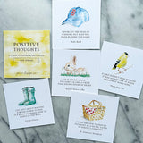Positive Thoughts Card Set - Spring Set