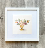 Framed 8x8" Watercolor Art