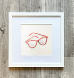 Framed 8x8" Watercolor Art