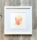 Framed 8x8" Watercolor Art - Nursery/Child theme