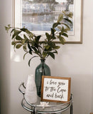 I love you....wood signs