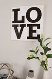 LOVE square wood sign
