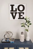 LOVE square wood sign