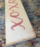xoxo wood sign