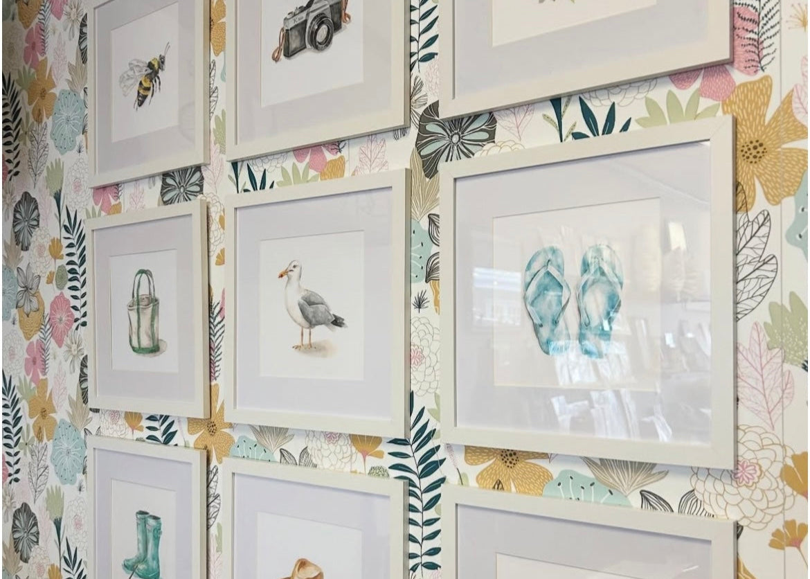 Framed Watercolor Art – Greco Design Shop