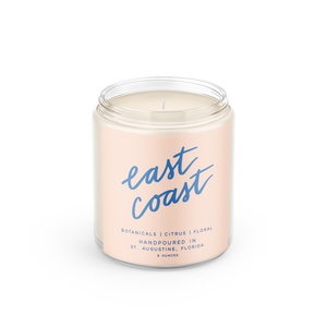 East Coast: 8 oz Soy Wax Candle