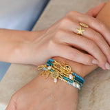 Anchor Stretch Charm Bracelet