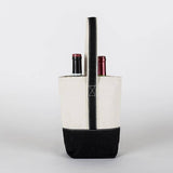 Hand Painted Canvas Wine Tote - Lobster