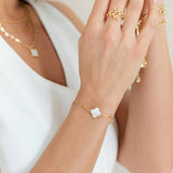 Quatrefoil Pulley Bracelet