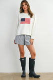 American Flag Sweater