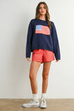 American Flag Sweater
