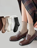 Baby Lock Cuff Cotton Socks