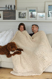 Chunky Knit Blanket Throw 50"x70"