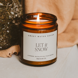 Let It Snow 9 oz Soy Candle