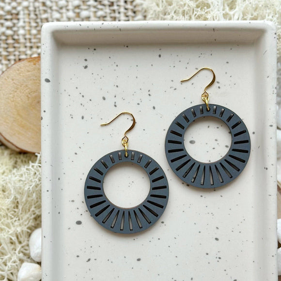 Earrings Wicket Goods Kenzie Hoops | Ash