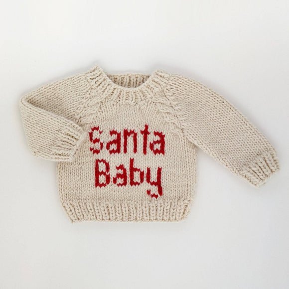 Santa Baby Crew Neck Sweater Baby & Toddler: 6-12 months