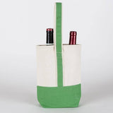 2- Bottle Canvas Wine Gift Host Bag: Pink