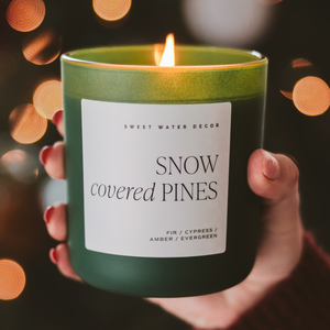 Snow Covered Pines 15 oz Soy Candle