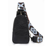 Crossbody Bag leather bag with guitar strap