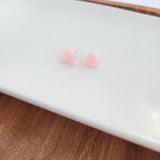 Heart Studs - Pink