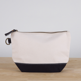 All In Zip Top Pouch: Cobalt / No Monogram