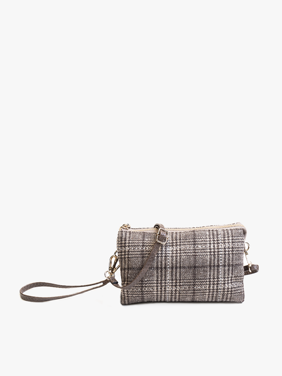 Plaid Wristlet