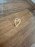 Heart ring - now available in silver!: Yellow Gold / 8
