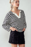 Black & white stripe sweater