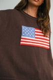 American Flag Sweater