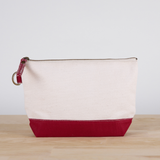 All In Zip Top Pouch: Navy / No Monogram