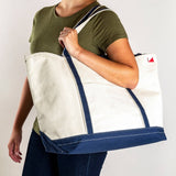 ShoreBags Classic Tote Large Private Label Customizable: Cobalt