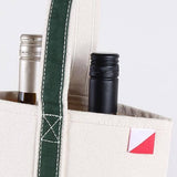 2- Bottle Canvas Wine Gift Host Bag: Pink