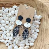 Earrings Wicket Goods black & white