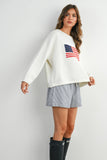 American Flag Sweater
