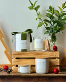 Christmas Candle Collection - Coconut Soy Wax Candle: Spiked Eggnog / Granite 10oz