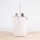 2- Bottle Canvas Wine Gift Host Bag: Pink
