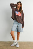 American Flag Sweater