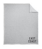 East Coast Beach Blanket Sweatshirt Throw Blanket